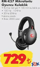 RAMPAGE RM-K57 MİKROFONLU OYUNCU KULAKLIK